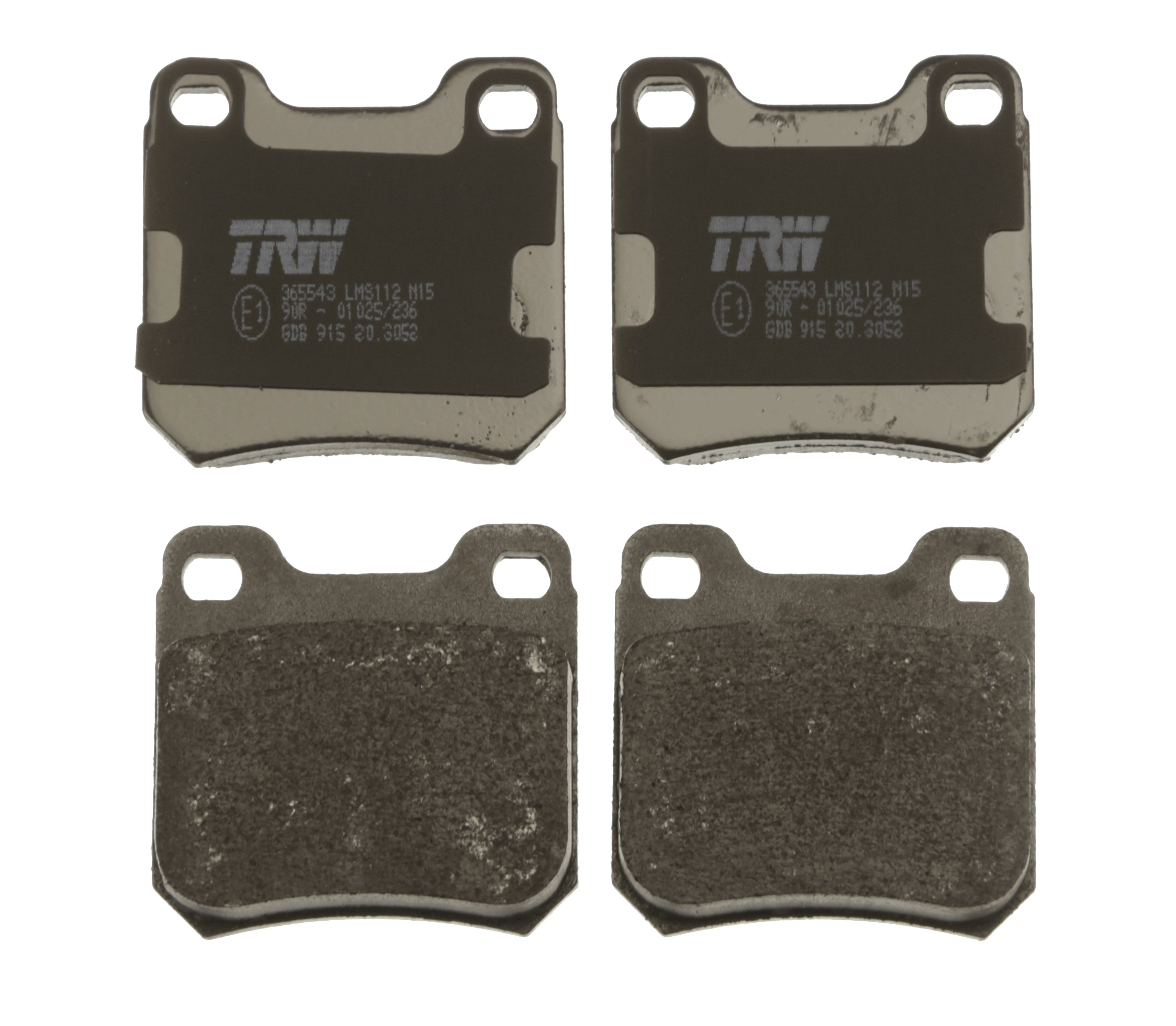 Brake Pad Set, disc brake - GDB915 TRW
