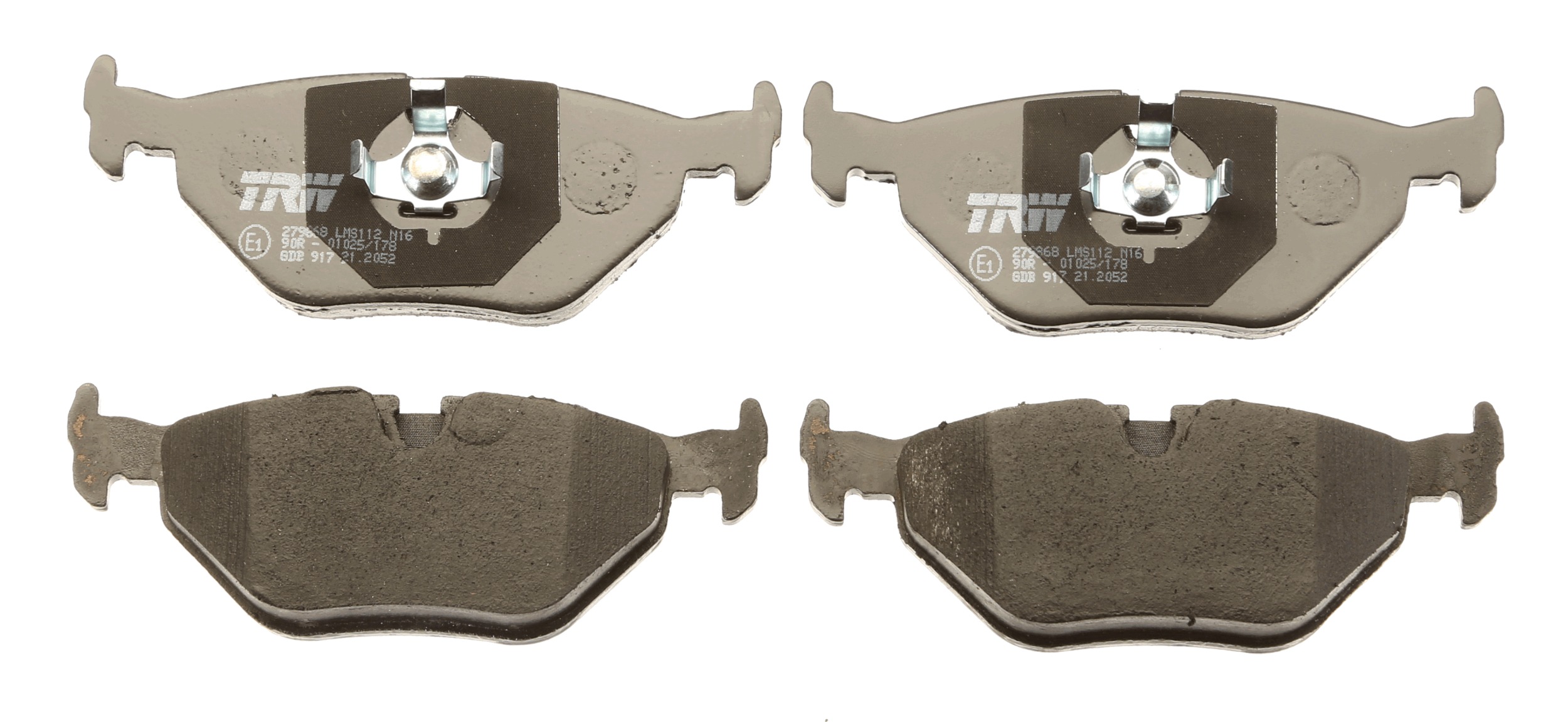Kit pastiglie freno, Freno a disco - GDB917 TRW