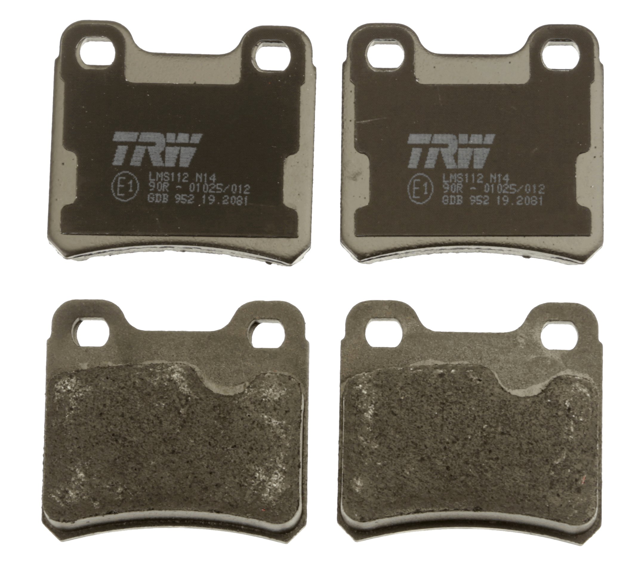 Brake Pad Set, disc brake - GDB952 TRW