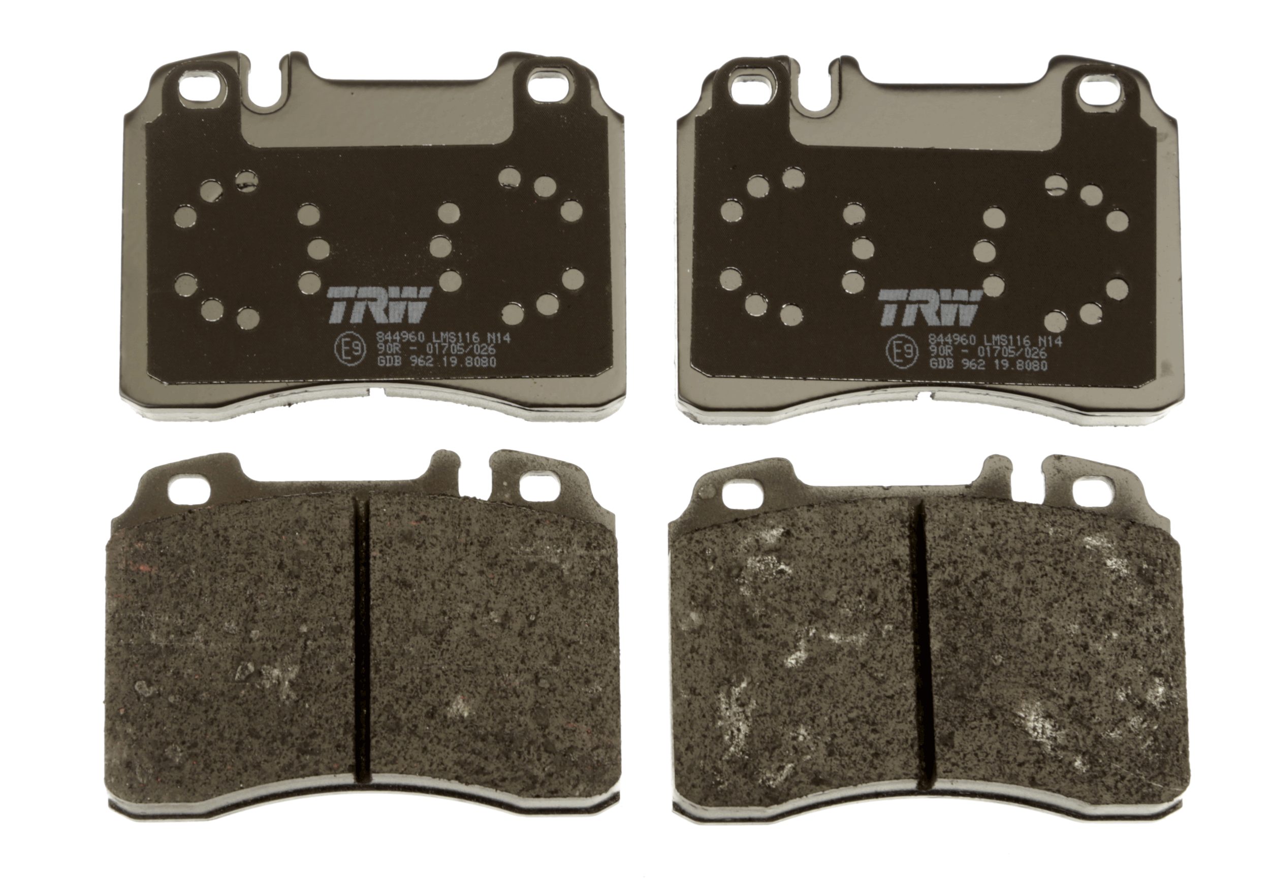 Brake Pad Set, disc brake - GDB962 TRW