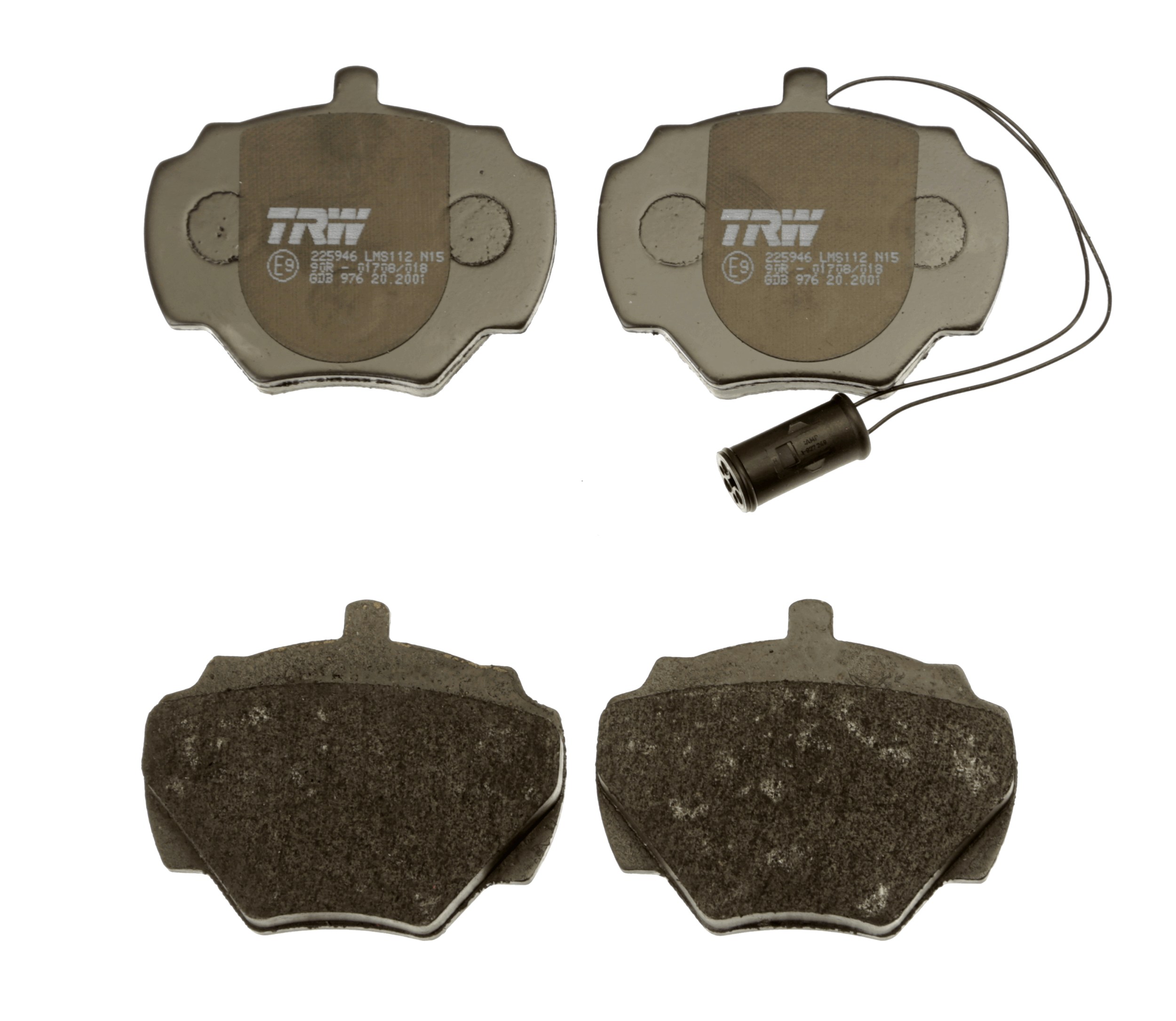 Brake Pad Set, disc brake - GDB976 TRW