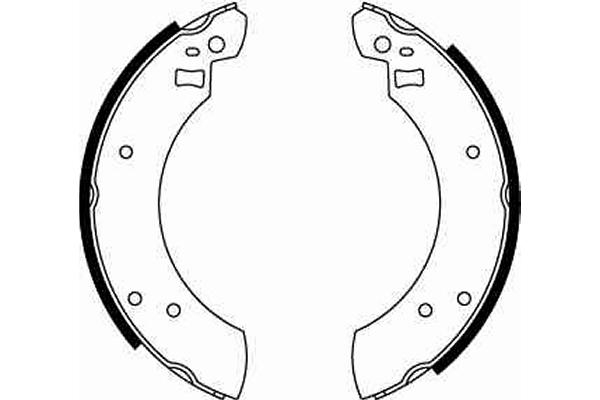 Brake Shoe Set - GS6125 TRW