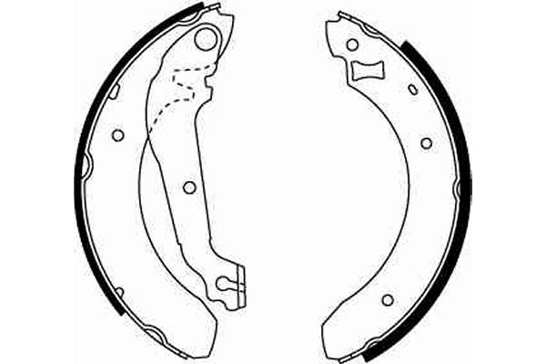 Brake Shoe Set - GS6207 TRW