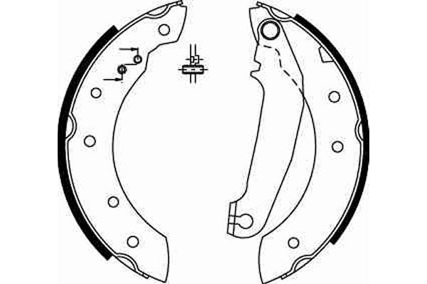 Brake Shoe Set - GS6233 TRW