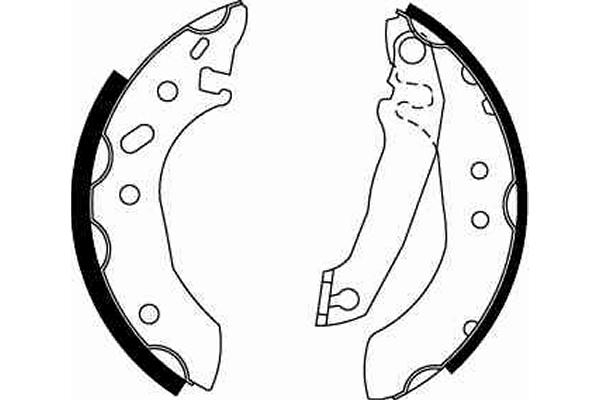 Brake Shoe Set - GS6253 TRW