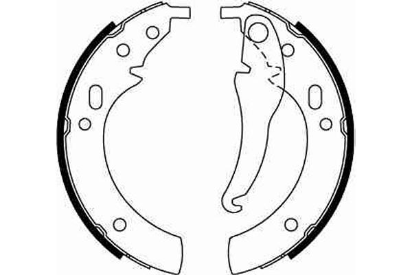 Brake Shoe Set - GS8094 TRW