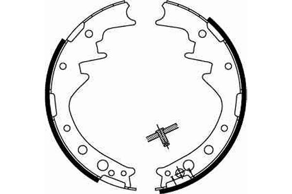 Brake Shoe Set - GS8170 TRW