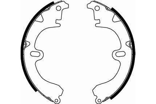 Brake Shoe Set - GS8181 TRW