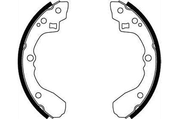Brake Shoe Set - GS8205 TRW