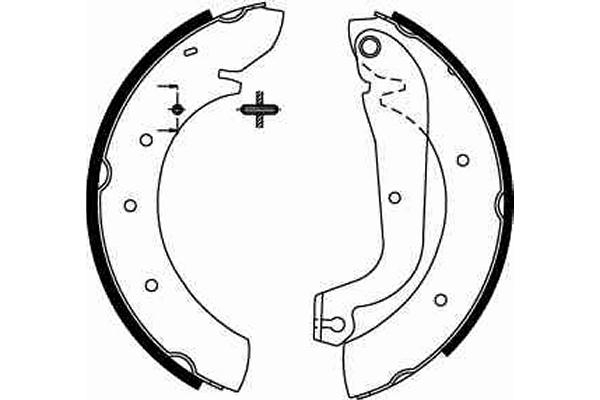 Brake Shoe Set - GS8207 TRW
