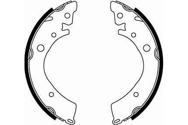 Brake Shoe Set - GS8215 TRW