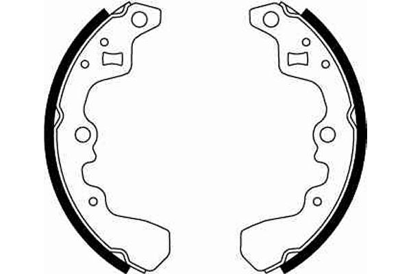 Brake Shoe Set - GS8248 TRW