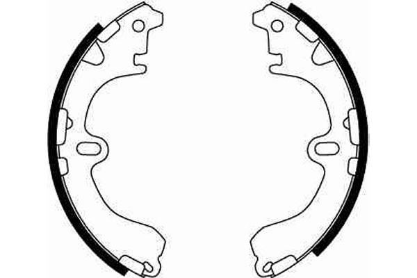 Brake Shoe Set - GS8291 TRW