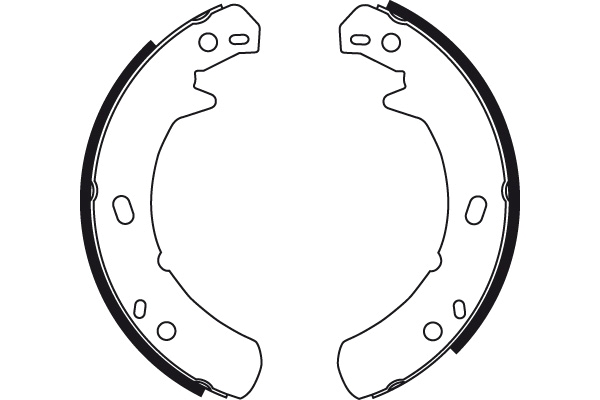 Brake Shoe Set, parking brake - GS8429 TRW