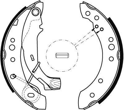 Brake Shoe Set - GS8467 TRW
