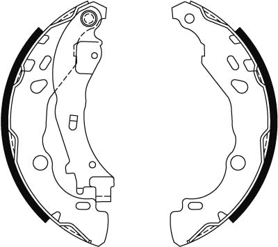 Brake Shoe Set - GS8474 TRW