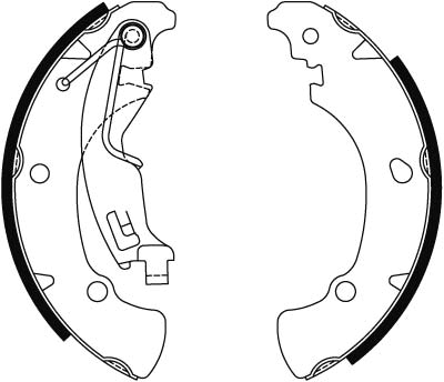 Brake Shoe Set - GS8488 TRW