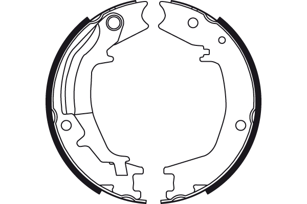 Brake Shoe Set, parking brake - GS8489 TRW