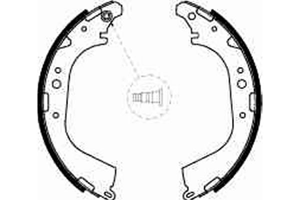 Brake Shoe Set - GS8501 TRW