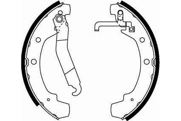 Brake Shoe Set - GS8511 TRW