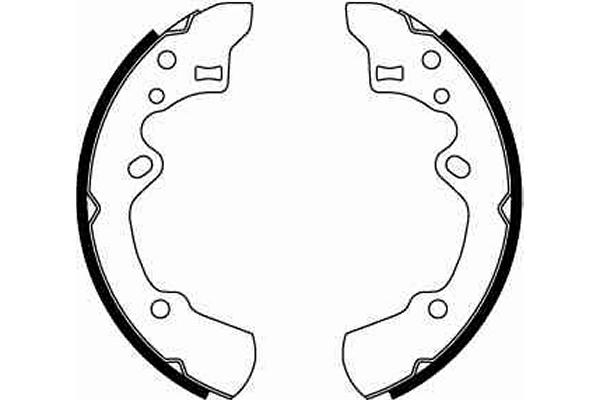 Brake Shoe Set - GS8520 TRW