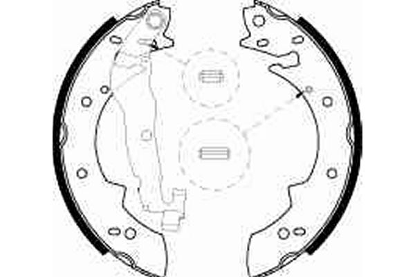 Brake Shoe Set - GS8524 TRW