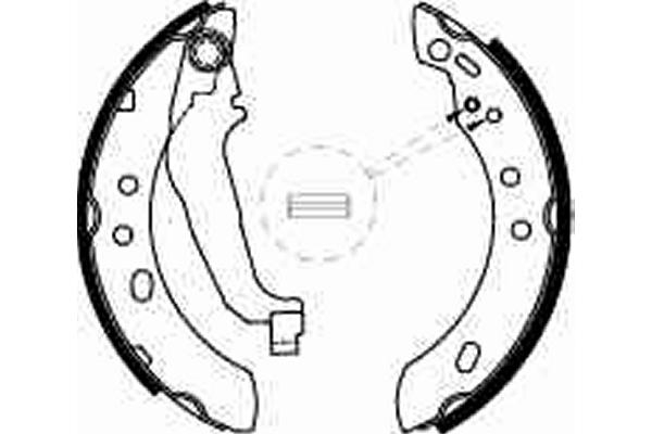 Brake Shoe Set - GS8527 TRW