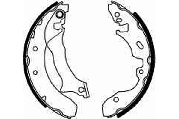 Brake Shoe Set - GS8536 TRW