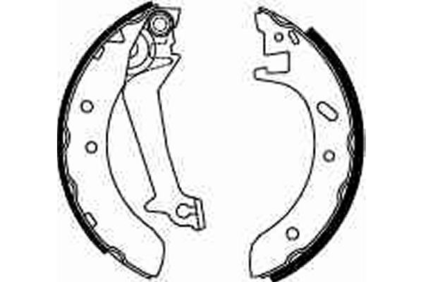 Brake Shoe Set - GS8537 TRW