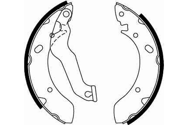 Brake Shoe Set - GS8569 TRW
