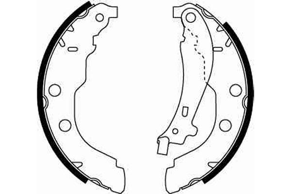Brake Shoe Set - GS8617 TRW