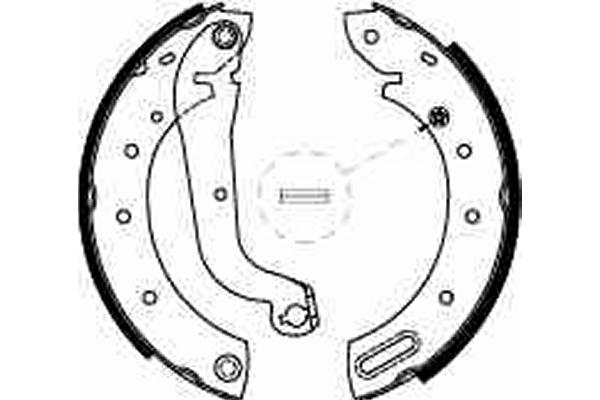 Brake Shoe Set - GS8625 TRW