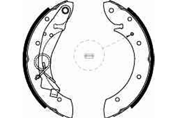 Brake Shoe Set - GS8635 TRW