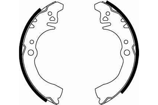 Brake Shoe Set - GS8648 TRW