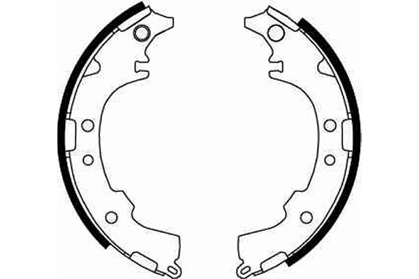 Brake Shoe Set - GS8652 TRW