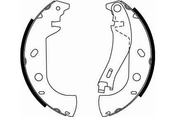 Brake Shoe Set - GS8653 TRW