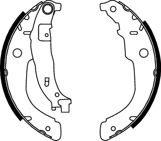 Brake Shoe Set - GS8731 TRW
