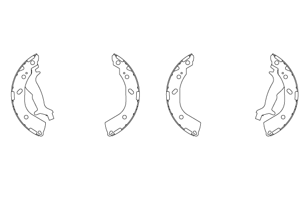Brake Shoe Set - GS8737 TRW