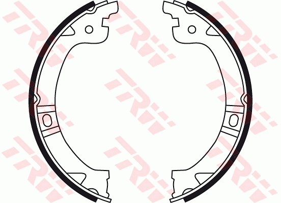 Brake Shoe Set, parking brake - GS8759 TRW