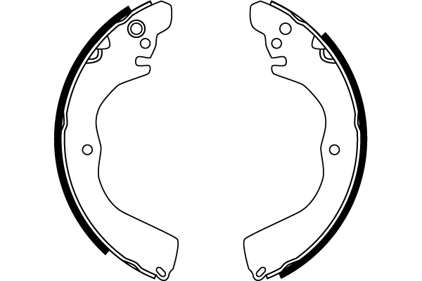 Brake Shoe Set, parking brake - GS8762 TRW