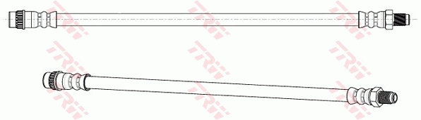 Bremsschlauch - PHA243 TRW