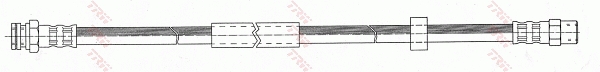 Bremsschlauch - PHA345 TRW