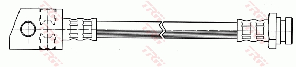 Bremsschlauch - PHA347 TRW