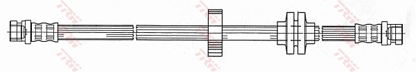 Тормозной шланг - PHA433 TRW