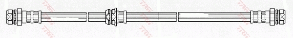 Bremsschlauch - PHA513 TRW