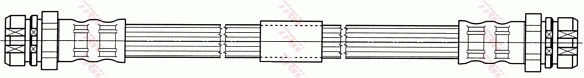 Bremsschlauch - PHA515 TRW