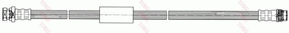 Brake Hose - PHA537 TRW