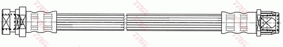 Brake Hose - PHA538 TRW