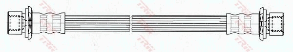 Тормозной шланг - PHA559 TRW