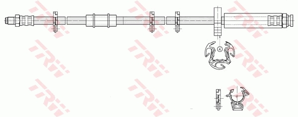 Bremsschlauch - PHB293 TRW
